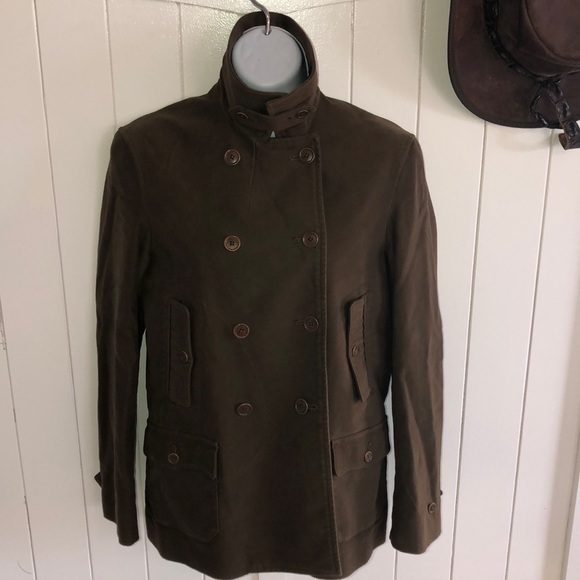 Lauren Ralph Lauren Olive Green Double Breasted - Picture 2 of 6